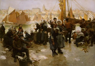 The Departure Of The Fishing Fleet, Boulogne