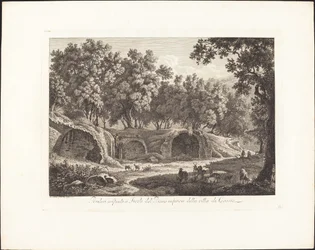 Ruins Existing in Tivoli of the Lower Floor of the Villa of Cassius