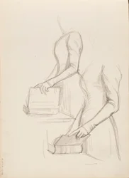 Camille Vallery-Radot, Sketch for a Portrait