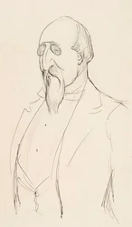 Caricature of Leo Mechelin