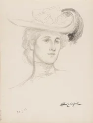 Woman with a Hat (Mme Flore Deschamps?)