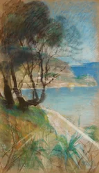 Landscape from the Mediterranean