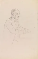 Portrait of Louis Pasteur, Sketch