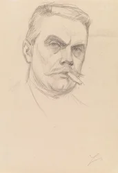 Self-Portrait with a Cigar