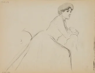 Seated Woman, Profile