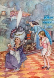 Illustration for Alice in Wonderland