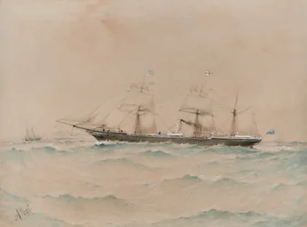 African Royal Mail Steamer, Lagos, Dyson Weston Commander