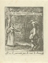 Man and Woman in Forest