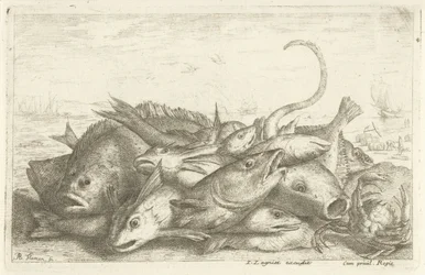 Fishing with Crab (series title: Various Fish Species)