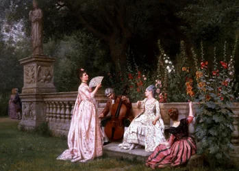Conversation in the Garden