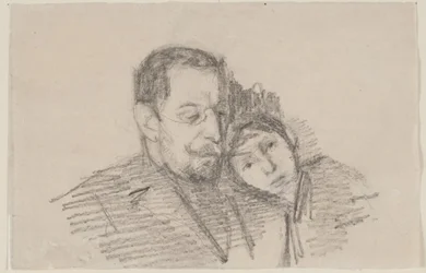 Portrait of Attorney Hartvigson and His Daughter