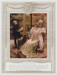 Belle Epoque Paris, Fashionable Lady Having Her Portrait Painted