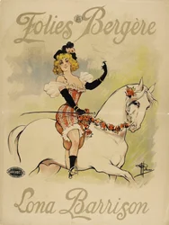 Folies Bergères. Lona Barrison, c. 1895