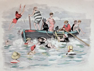 The boat of Dante in Etoile de mer. A. Guillaume. Editions Simonis Empis, Paris