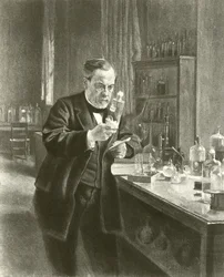 Dr Louis Pasteur in His Laboratory