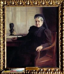 Portrait of Madame Pasteur, widow of Louis Pasteur