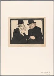 Design for a Political Cartoon on the Old Age Act: Among Brothers