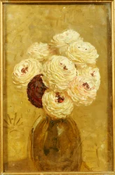 A Vase of Dahlias
