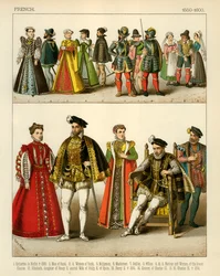 French Costume 1550-1600