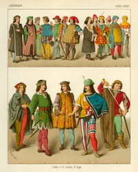 German Costume 1450-1500