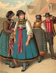 German Costume, Bayern, Dachau