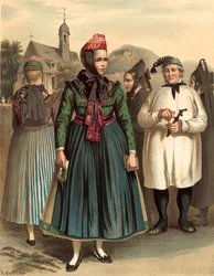 German Costume, Chur-Hessen, near Marburg