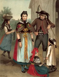 German Costume, Nieder-Churhessen, Nenndorf