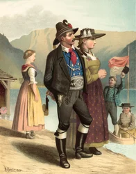 German costume, Tyrol, Achenkirch