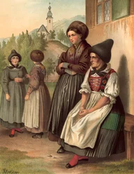 German costume, Tyrol, Ober-Innthal