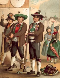 German Costume, Tyrol, Oetzthal-Wippthal-Pusterthal