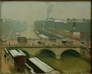 View of the Pont St. Michel in Paris