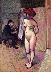Matisse Painting in the Studio of Manguin