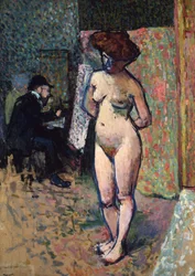 Matisse Painting in the Studio of Manguin
