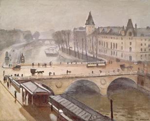 The Palais de Justice and the Pont au Change, Paris