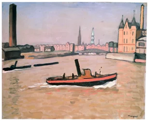 The Port of Hamburg, 1909