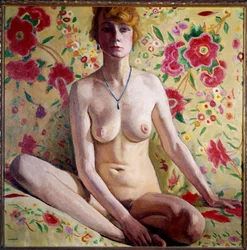 The blonde woman