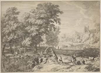 Landscape with Bathers