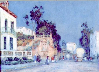 Early Evening in a Spanish Town