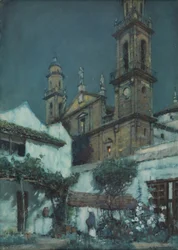 Moonlight - a Garden in Seville