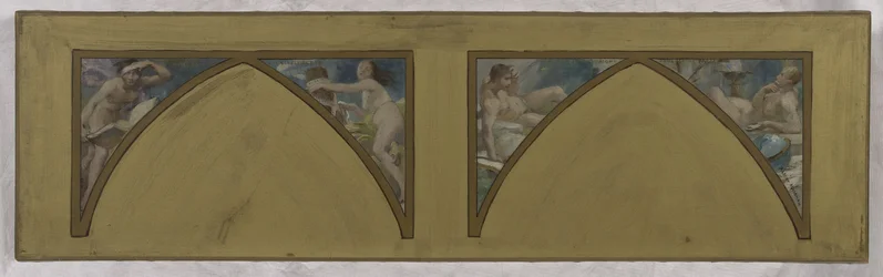 Sketch for the Hôtel de Ville de Paris: Voltaire