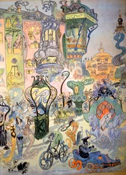 A street in modern style