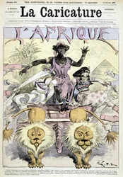 Cartoon on colonialism in Africa