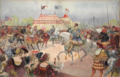 Field of the Cloth of Gold, illustration from 