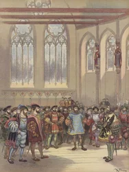 The Herald of Burgundy, Sent by Charles V, is Received by Francis I in the Great Hall of the Parliament