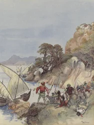 The Barbary Pirates Terrorize the Mediterranean Coast, Kidnapping Inhabitants to Sell as Slaves