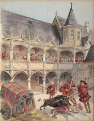 The wild boar of Amboise (illustration from 
