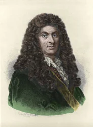 Portrait of Henry Purcell (1659-1695), English composer based on the drawing of Albert Rosenthal