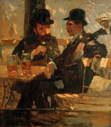 In the Beer Garden