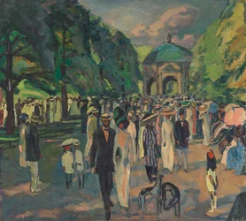 In the Munich Court Garden