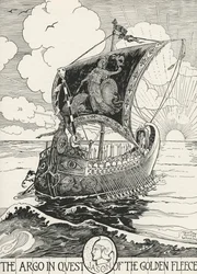 Jason and the Argonauts on the Argo